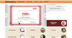 Desktop Screenshot of dumrazdva.cz
